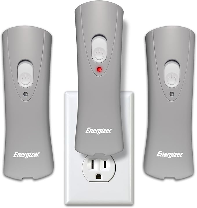 Energizer Weatheready Rechargeable Flashlights for Home, Pack of 3, Emergency Flashlight for