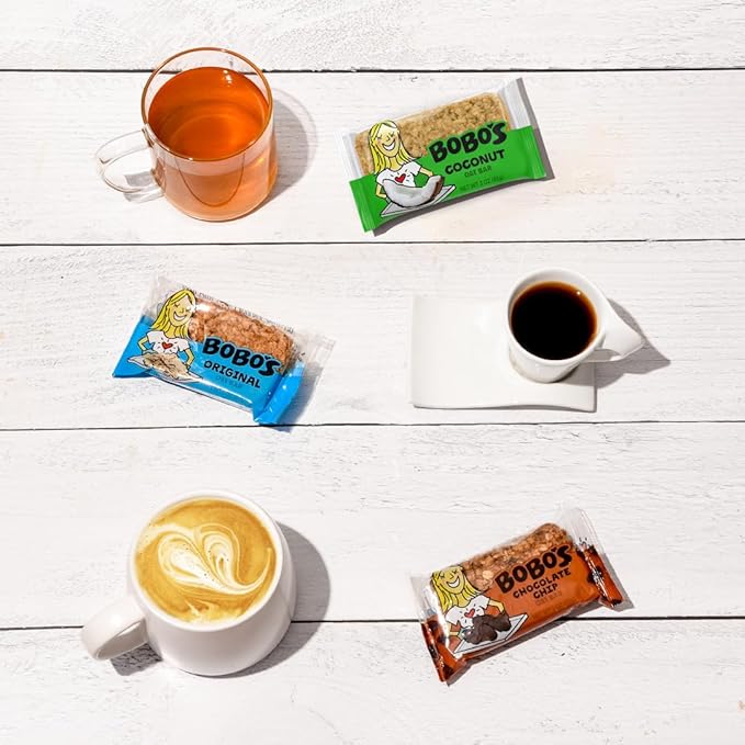 Bobo's Oat Bar Sampler Pack - Vegan - Non GMO - Plant Based - 6 flavors (12 count) Convenient