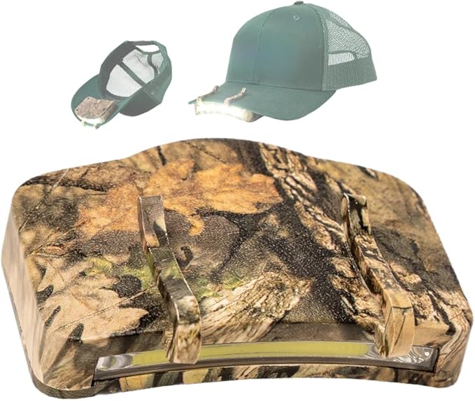Night Vision Cap Light ?“Compact, Clip-On Hat Flashlight Powered by AAA | Dual LED Modes for