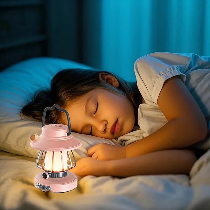 Camping Lantern for Kid Toddler Flashlight with Soft Light & Eye Protection Indoor Outdoor Hanging