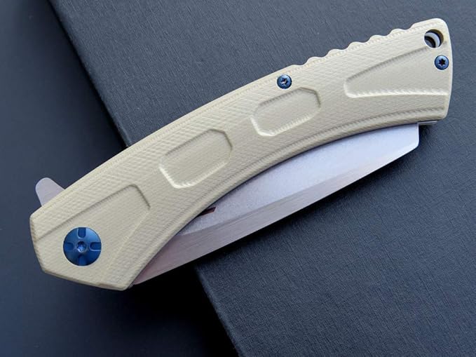 Eafengrow EF931 Pocket Knife D2 Steel Blade Outdoor Tool Knives G10 Handle Pocket Clip EDC Reliable