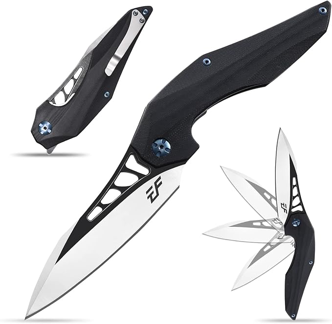 Eafengrow EF226 Folding Knives D2 Steel Blade and G10 Handle Knife Outdoor Camping Hiking EDC Tools