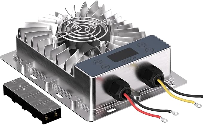 40A MPPT Solar Charge Controller 600W,12V/24V Auto, LCD Display, 99.5% Efficient, IP65 Waterproof