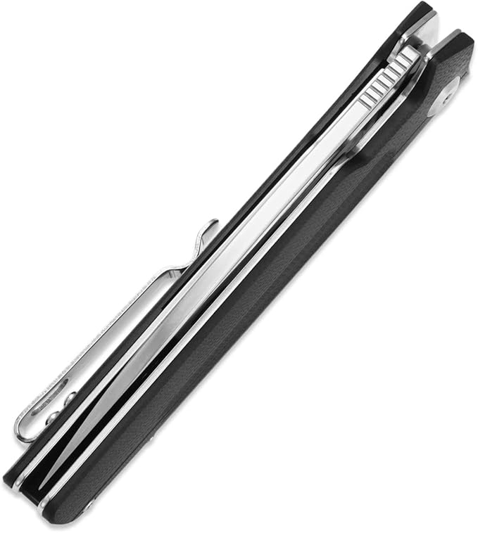 Sitivien ST152 Folding Knife,K110(D2) Steel Blade with G10 Handle EDC Tool Knife for Outdoor