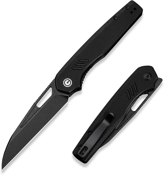 CIVIVI Guile Pocket Knife, Folding Knife for EDC, 3.25" Swedish 14C28N Blade G10 Handle with