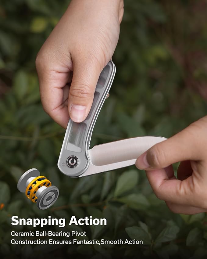 CIVIVI Folding Pocket Knife- Elementum Flipper Knife with 2.96'' D2 Blade Lexan Handle, Ideal for