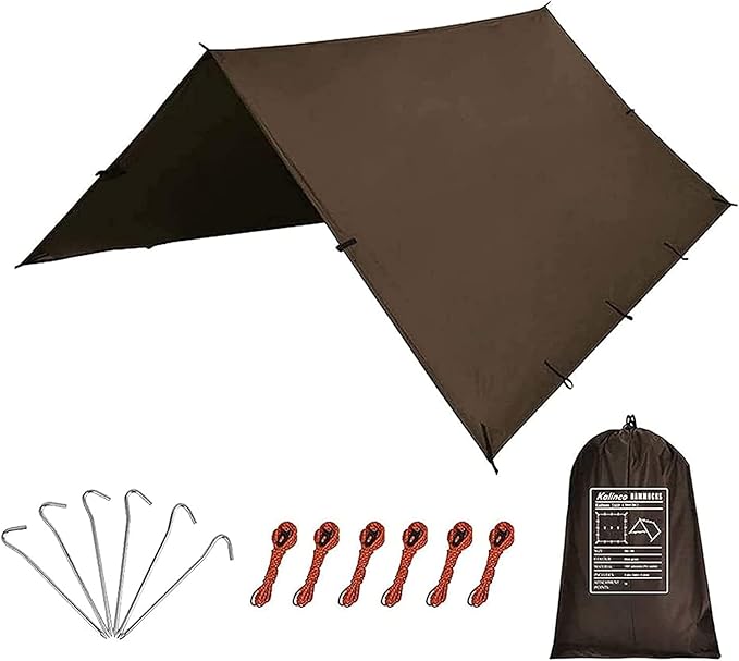KALINCO Tent Tarp, Picnic Mat Camping Tarp Tent Hammock Tarp, pu Waterproof Camping tarp Tent Rain