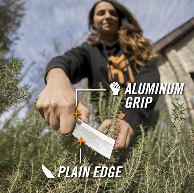 Gerber Gear Flatiron Folding Pocket Knife, EDC Stainless Steel Folding Knife with 3.6" Cleaver