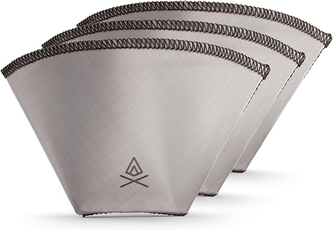 VSSL Nest #1 Stainless Steel Mesh Coffee Filter, Transportable and Compact, Perfect For Camping