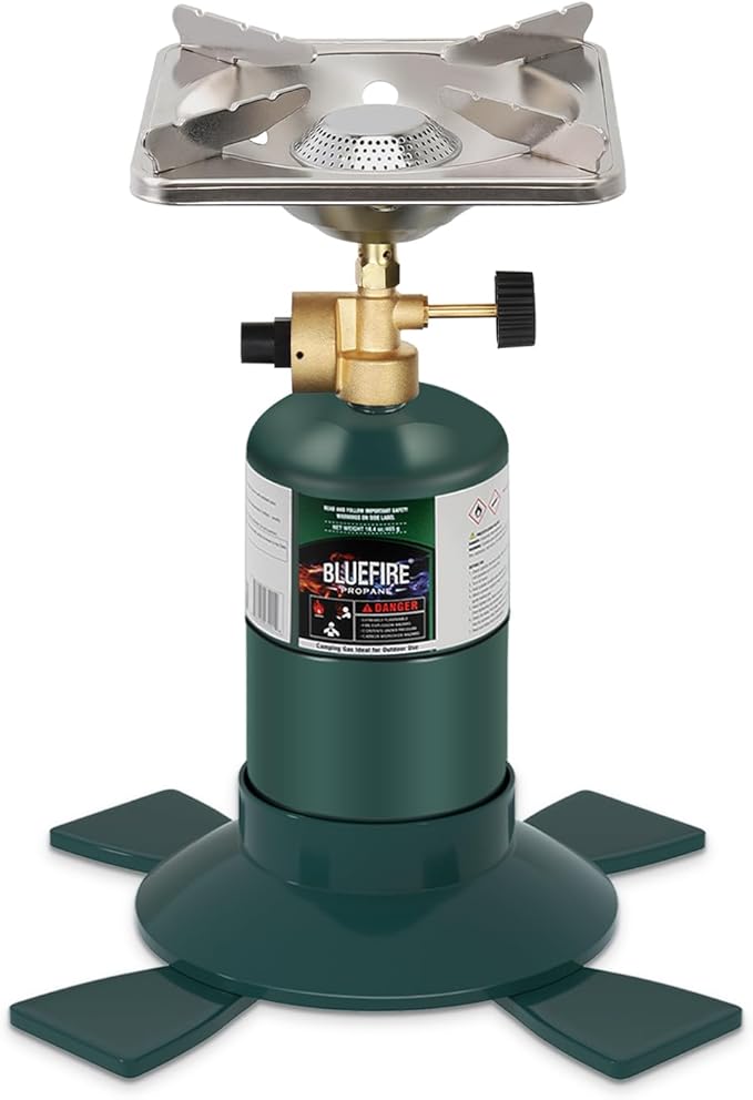KOMAN Camping Propane Stove,Portable Camping Stove, Backpacking Stove Propane Camping