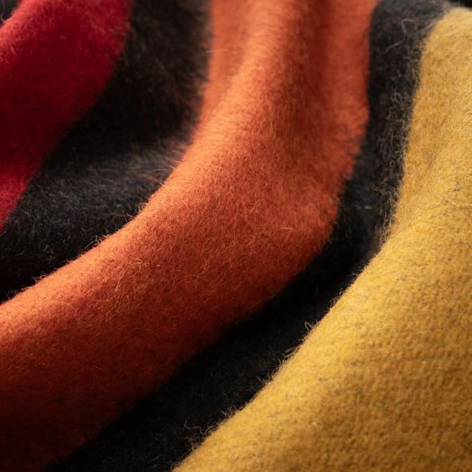 Arcturus Rainier Wool Blanket - 4.5lbs Warm, Heavy, Washable, Large | Great for Camping, Outdoors