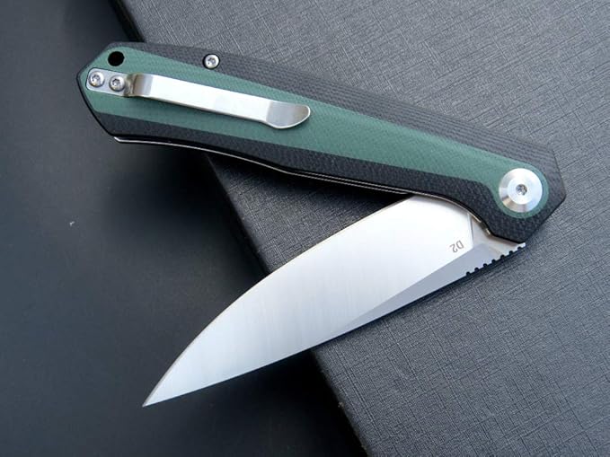 Eafengrow EF964 Pocket Folding Knife G10 Handle D2 Blade EDC Tactical Folder for Outdoor Camping