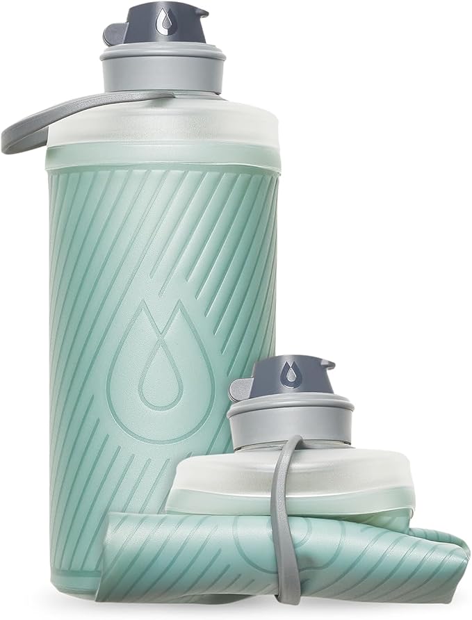 HydraPak Flux - Collapsible Backpacking Water Bottle (750ml, 1L, 1.5L) - BPA Free, Ultra Light