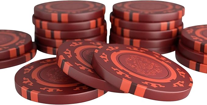 Bullets Poker Set ??with Case, Chips and Cards ??Deluxe Chip Set, Ideal for Casino Games
