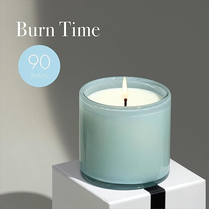 LAFCO New York Signature Candle, Marine - 15.5 oz, 2 Pack - 90-Hour Burn Time - Reusable, Hand