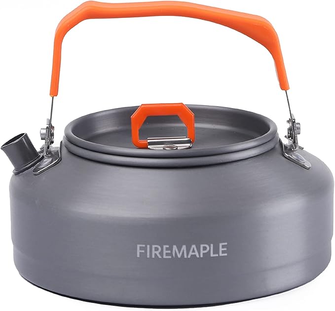 Fire-Maple Feast T3 Camping Kettle | 0.8 Liter Lightweight | Portable Teapot Aluminum for hiking
