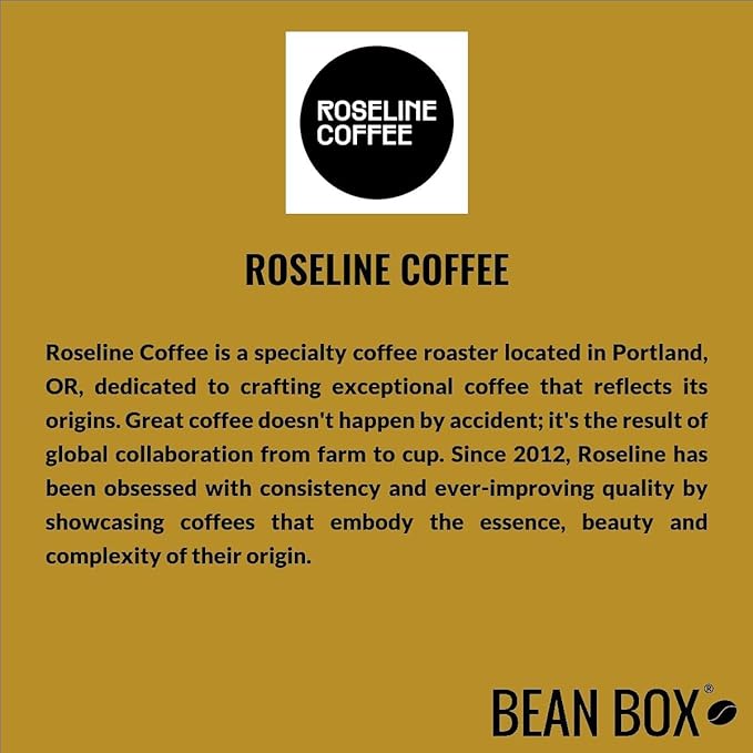 Bean Box Portland Coffee Sampler, 2-Pack - Roasted by Roseline, Gourmet Arabica Coffee, Variety