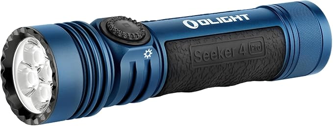 OLIGHT Seeker 4 Pro Rechargeable Flashlights, 4600 Lumens High Powerful Bright Light with USB C