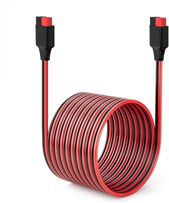 12AWG 75FT Anderson Extension Cable 2 6 10 20 35 50 75 100FT Solar Extension Cable Anderson