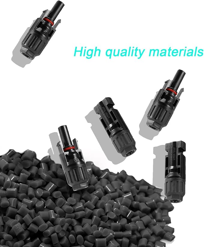 Y Solar Connector 1 to 2 Solar Y Branch Parallel Cable,Solar Male Female Connector Adapter,4 mm²