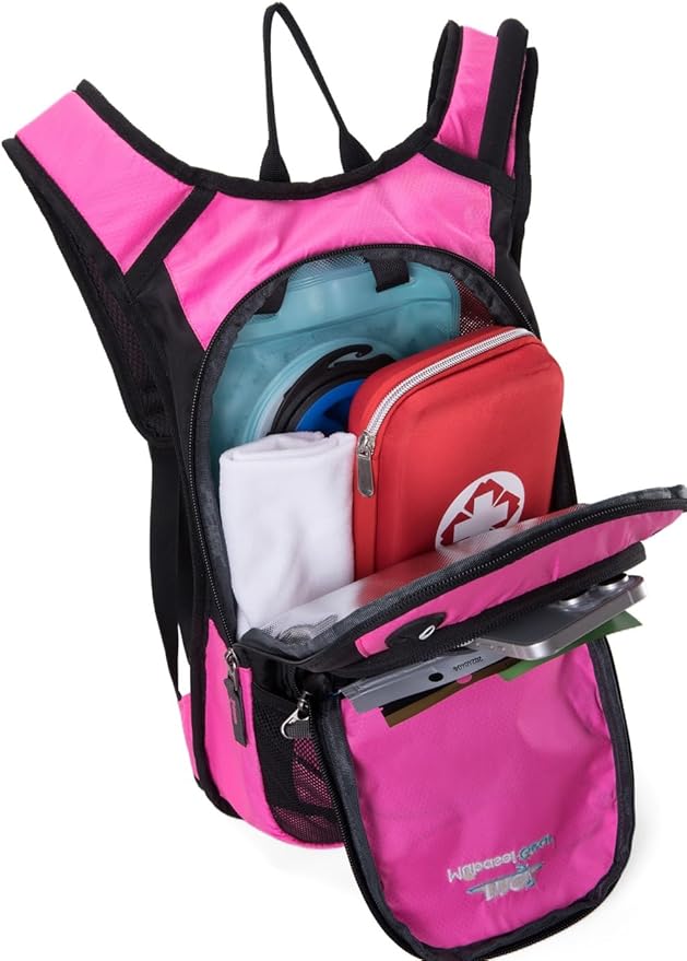 15L Insulated Hydration Backpack Pack with 2L Water Bladder Lightweight Hiking Backpack Bag for