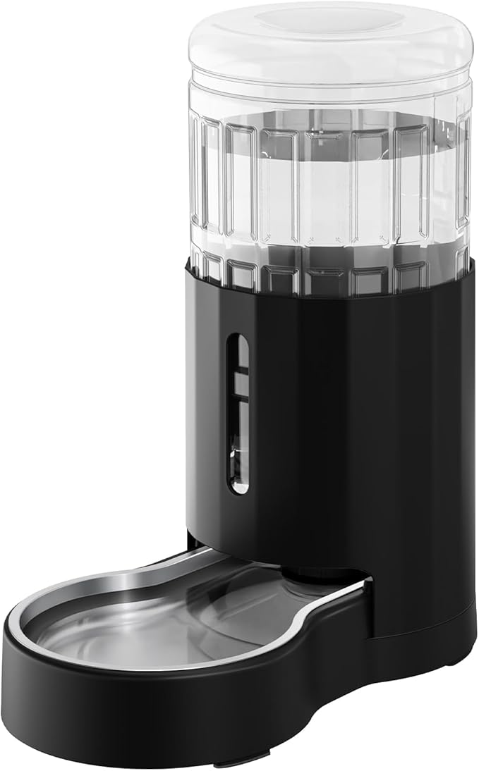 CZPET Automatic 7L Dog and Cat Water Dispenser with Stainless Steel Bowl Gravity Waterer,100%