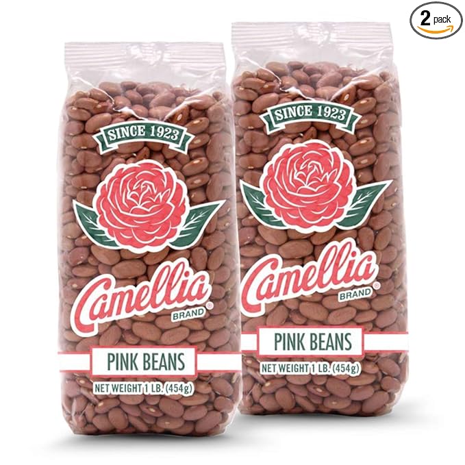 Camellia Brand Dried Pink Beans ??Premium Non-GMO Legumes for Southwestern Chili, Puerto Rican