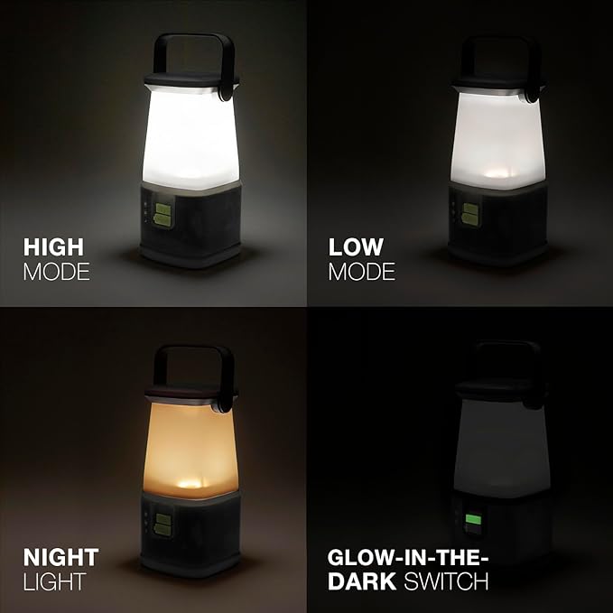 ENERGIZER LED Camping Lantern 360 PRO, IPX4 Water Resistant Tent Light, Ultra Bright Battery