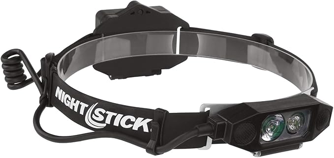 Nightstick NSP-4616B Low-Profile Dual-Light??Headlamp, Black