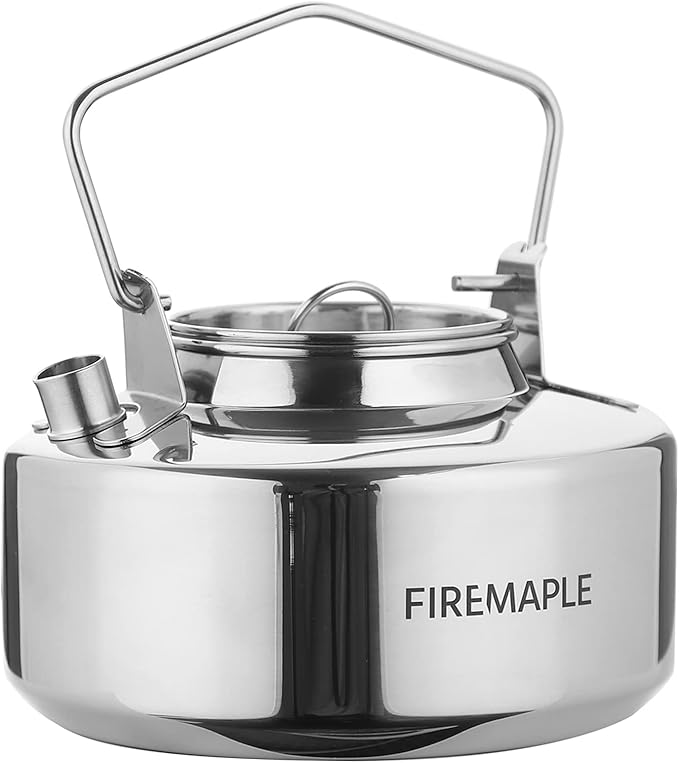 Fire-Maple Antarcti Portable 1 Liter Lightweight Stainless Steel Camping Kettle | Durable and