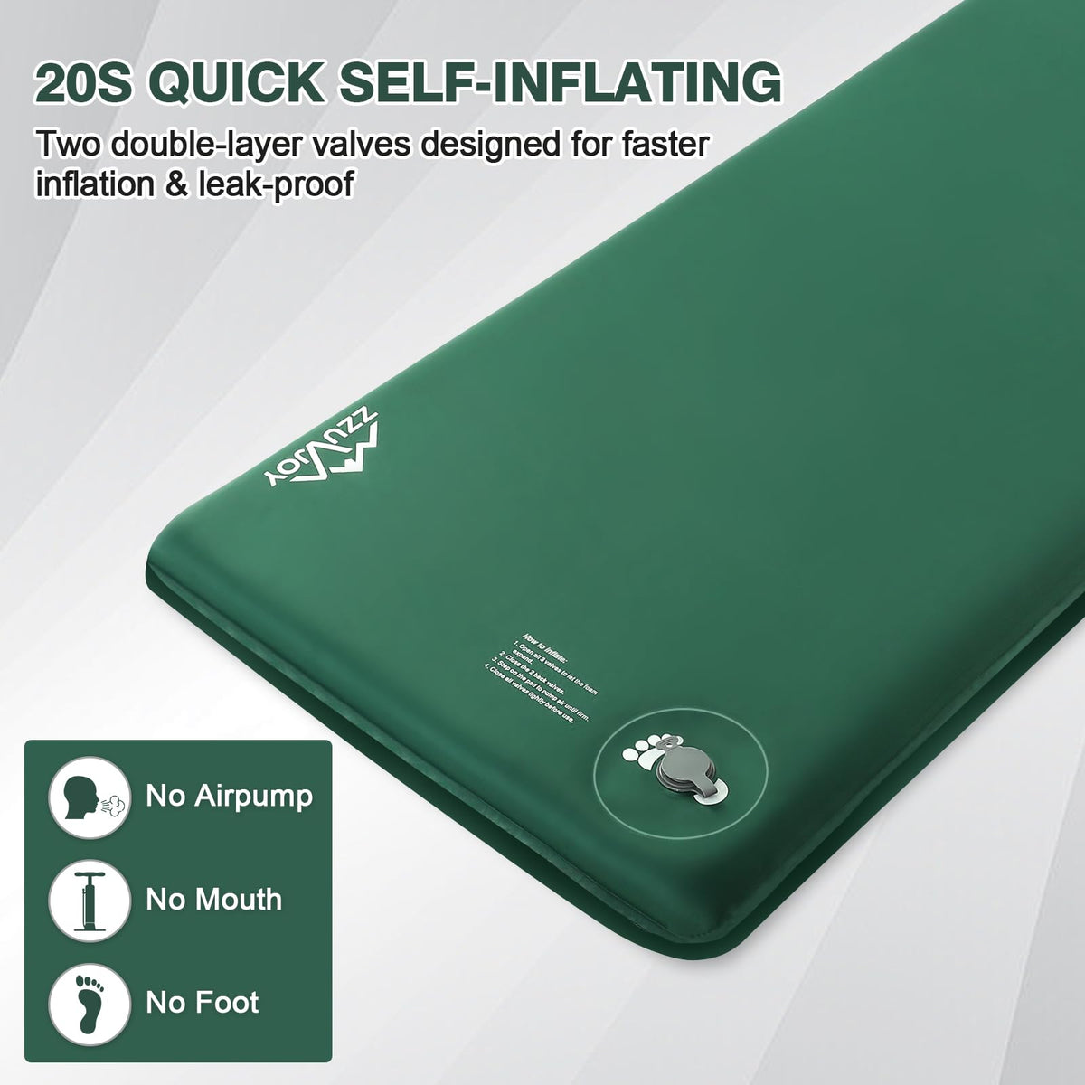 Zzuvjoy Sleeping Pad - product view 2