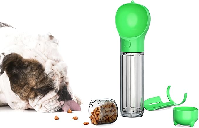 DoqiPaw Dog Travel Water Bottle Leak Proof No Spill Lead Leash Waterer Feeder Accessory Alternative