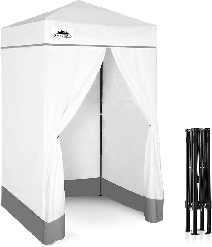 EAGLE PEAK Flex Ultra Compact 4x4 Pop-up Canopy, Sun Shelter, Changing Room, Portable Privacy