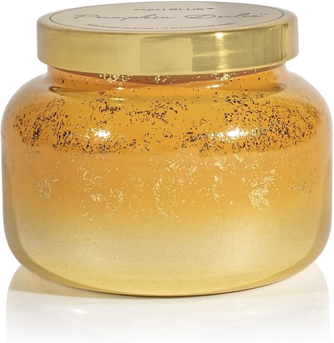 Capri Blue Glimmer Jar Candles - Luxury Holiday Scented Candles for Home - Long Lasting Soy Wax
