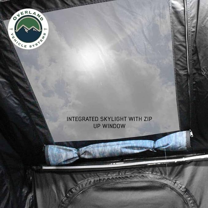 Overland Vehicle Systems XD Sherpa Soft Shell Aluminum Hard Shell Hybrid Roof Top Tent with