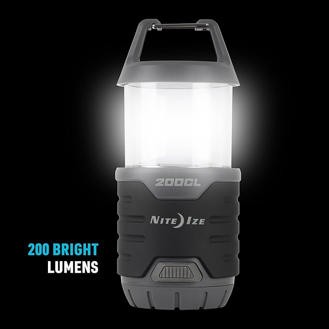 Nite Ize Radiant 200 Collapsible LED Lantern and Flashlight - 200 Lumen Convertible LED Lantern to