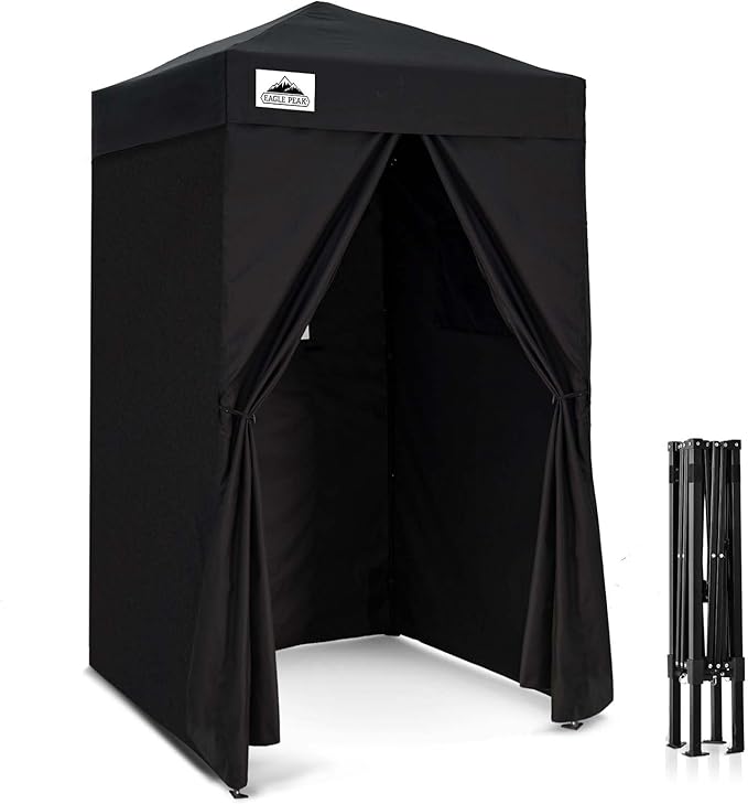 EAGLE PEAK Flex Ultra Compact 4x4 Pop-up Canopy, Sun Shelter, Changing Room, Portable Privacy