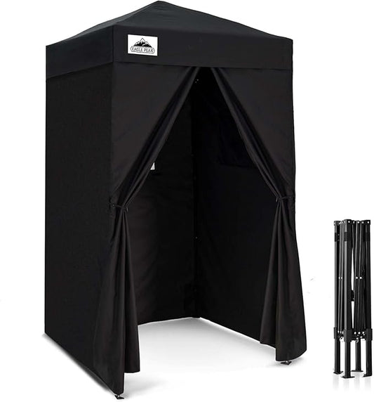 EAGLE PEAK Flex Ultra Compact 4x4 Pop-up Canopy, Sun Shelter, Changing Room, Portable Privacy
