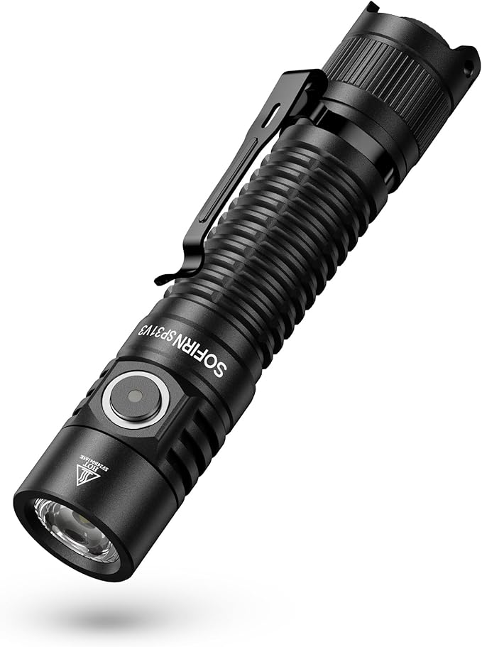 Sofirn SP31 V3.0 Tactical Flashlight Rechargeable, 2000 High Lumen Pocket Flashlight with Powerful