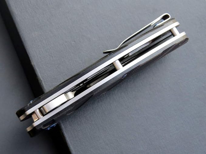 Eafengrow EF932 Pocket Knife G10 Handle D2 Steel Blade Knife with Ball Bearing Safe Open Flipper