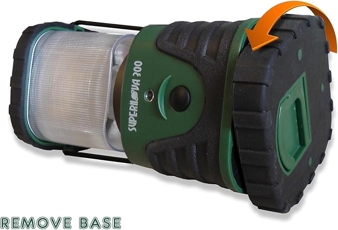 Supernova Battery Powered Lantern, Bright, Long Lasting, Weather-Resistant LED Camping Lantern