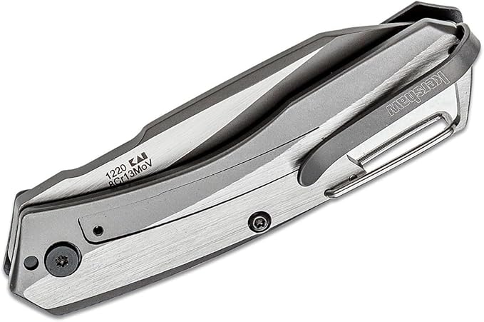 Kershaw Reverb Pocket Knife, 2.5-in. 8Cr13MoV Manual Open Blade, Lightweight, Outdoor Knife for