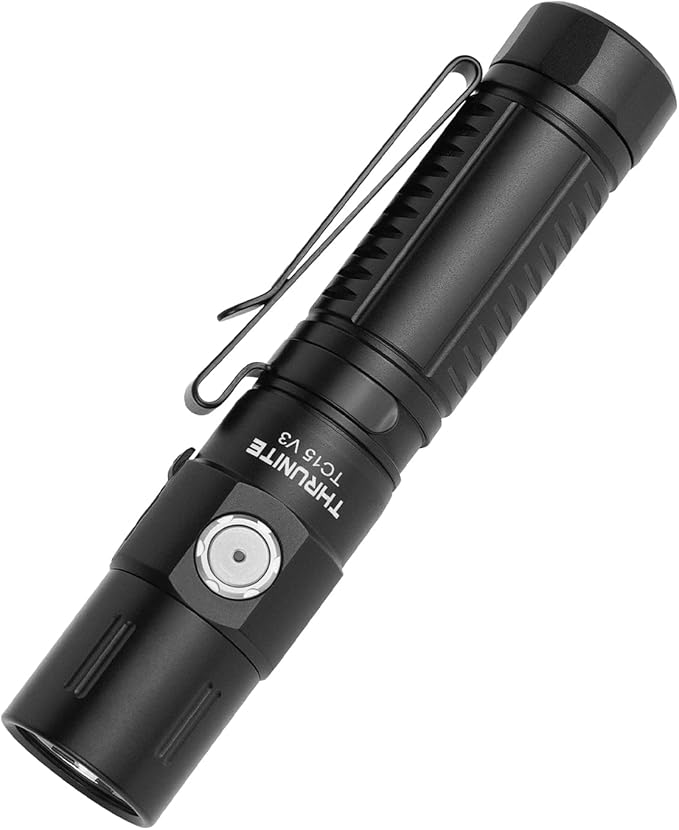 ThruNite TC15 V3 2403 High Lumen Flashlight, USB C Rechargeable LED Handheld Flashlights