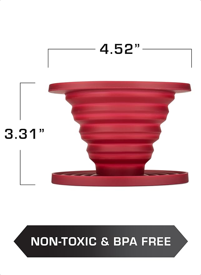 COLETTI Sierra Camping Pour Over Coffee Dripper ??Collapsible Pour Over Coffee Dripper ??Includes