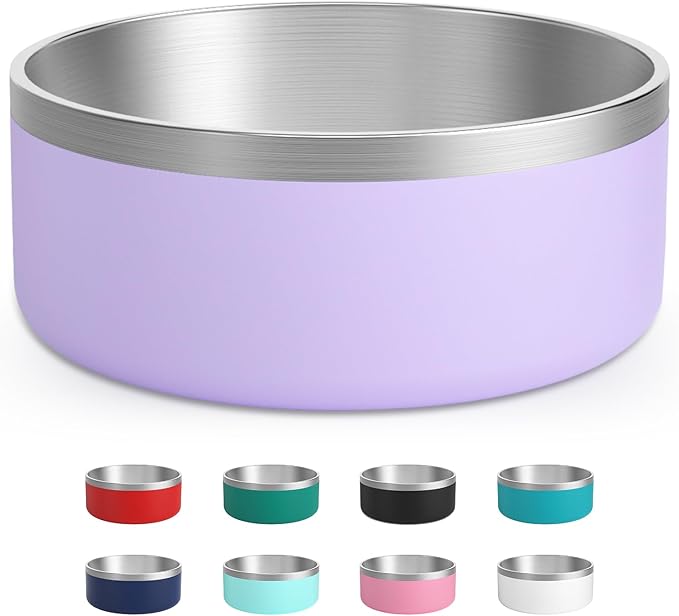 Stainless Steel Dog Bowls, Metal Dog Bowls, Water Bowl for Dogs, Dog Food Bowls, Pet Bowls for