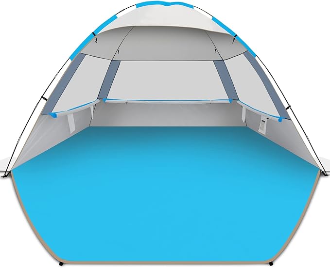 Gorich Beach Tent Sun Shelter for 3/4-5/6-7/8-10 Person with UPF 50ï¼?UV Protection, Lightweight &