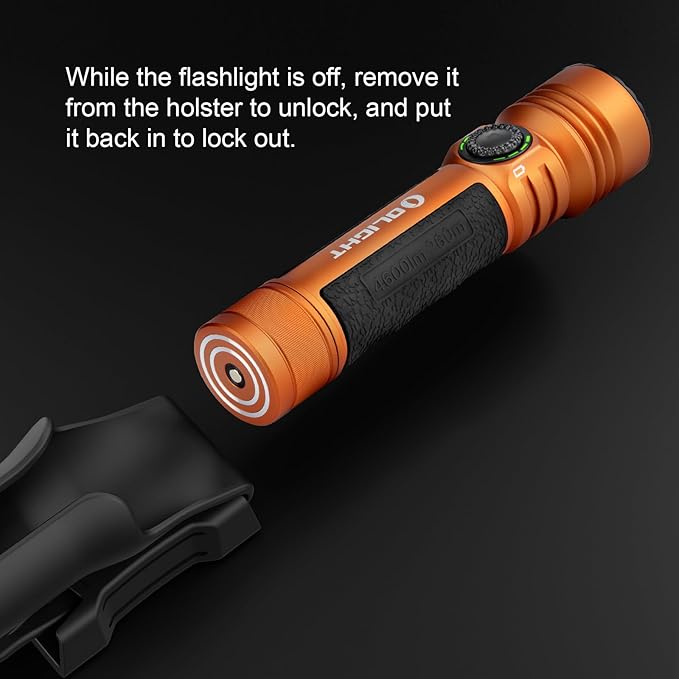 OLIGHT Seeker 4 Pro Rechargeable Flashlights, 4600 Lumens High Powerful Bright Light with USB C