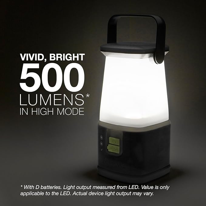 ENERGIZER LED Camping Lantern 360 PRO, IPX4 Water Resistant Tent Light, Ultra Bright Battery