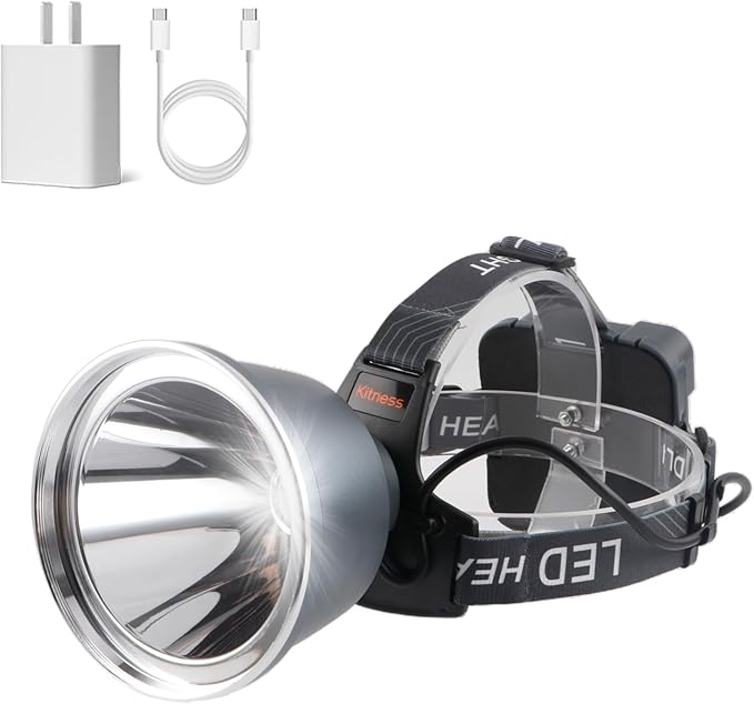 Super Bright LED Rechargeable Headlamp, 6 Adjustable Light Modes Waterproof Headlight, Constant