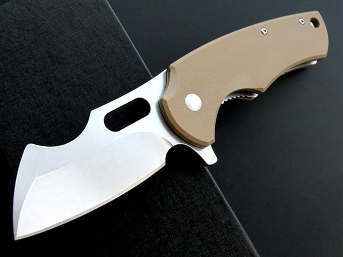 Eafengrow Pocket Knives D2 Blade and G10 Handle Folding Camping Knife Mini Outdoor Pocket Knife